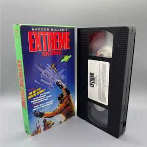 RARE VHS Tape ~ Warren Millers Extreme Skiing 1990